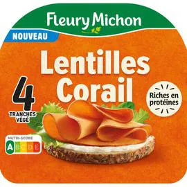 FLEURY MICHON Tranches de lentilles corail x4 120g