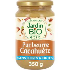 LÉA NATURE, JARDIN BIO ÉTIC Pâte à tartiner beurre de cacahuètes Bio 350g