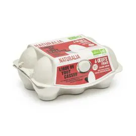 NATURALIA Oeufs Frais Bio x6 x6