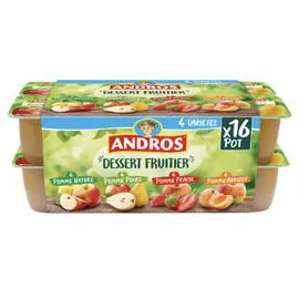 ANDROS Compote panaché 16x100g