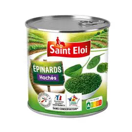 SAINT ELOI Epinards hachés 750g