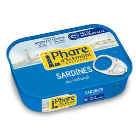 PHARE D'ECKMÜHL Sardines Au Naturel Msc 95g
