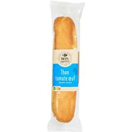 CARREFOUR BON APPÉTIT Sandwich thon tomate oeuf 230g