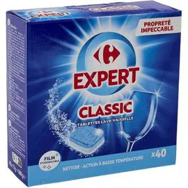 CARREFOUR EXPERT Tablettes lave-vaisselle Classic 40x10g