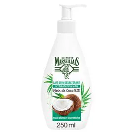 LE PETIT MARSEILLAIS Lait Hydratant corps noix de coco Bio 250ml