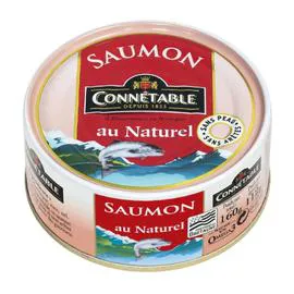 CONNÉTABLE Saumon Atlantique au naturel 112g