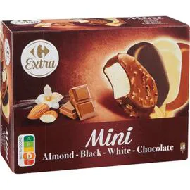 CARREFOUR EXTRA Mini glaces assortiment 8x32g