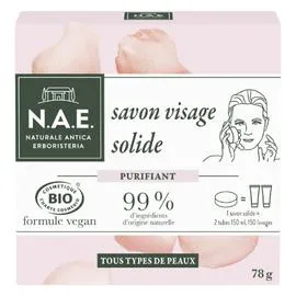 N.A.E. Savon solide visage purifiant Bio 78g