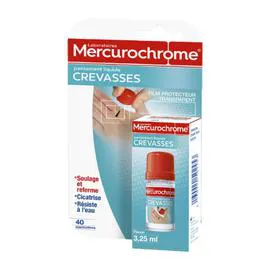 MERCUROCHROME Pansement liquide crevasses 3,25ml