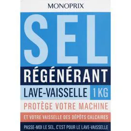 MONOPRIX Sel régénérant lave-vaisselle 1kg