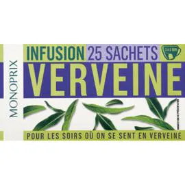 MONOPRIX Infusion verveine 32,5g
