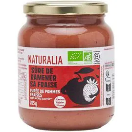 NATURALIA Purée de Pommes Fraises 705g