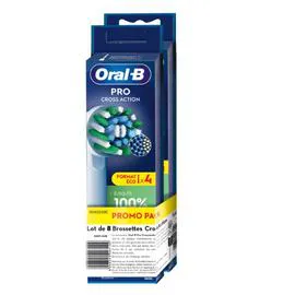 ORAL-B Brossette Dentaire Pro Cross Action 2x4
