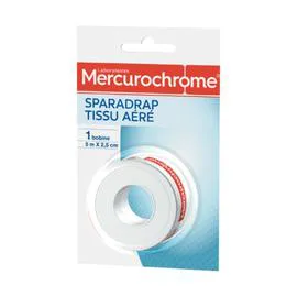 MERCUROCHROME Sparadrap tissu aéré 5m