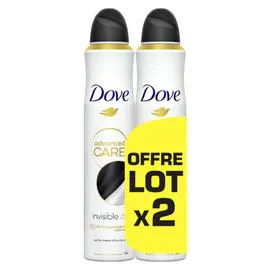 DOVE Déodorant Anti-Transpirant Fressia & Fleur de Violette Invisible Dry Advanced Care 400ml