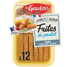 LE GAULOIS Frites de poulet panées 200g