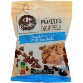 CARREFOUR ORIGINAL Pépites chocolat au lait 100g