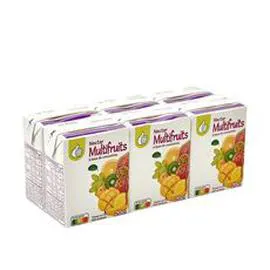AUCHAN, POUCE Nectar de multifruits en briquettes 6x20cl