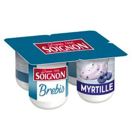 SOIGNON Yaourt de brebis myrtille 4x110g