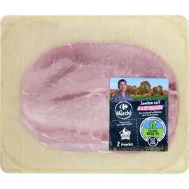 CARREFOUR Jambon cuit à l'étouffée 120g