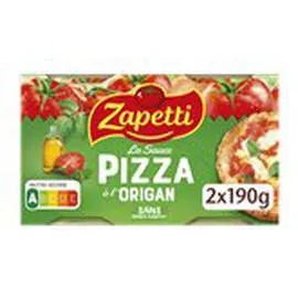 ZAPETTI Sauce origan 2x190g