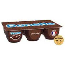 DANONE, DANETTE Crème dessert Chocolat 6x125g