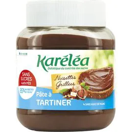 LÉA NATURE, KARÉLÉA Pâte à tartiner noisettes/cacao maigre 400g