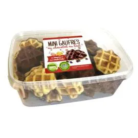 LIGHTBODY EUROPE Mini gaufres chocolat au lait 250g