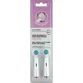 MONOPRIX Têtes de brosse à dents électrique sensitive l'unité