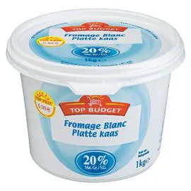 TOP BUDGET Fromage blanc 3% MG 1kg