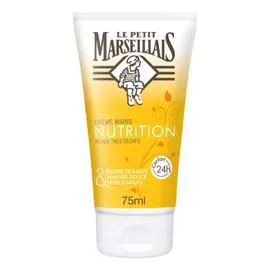 LE PETIT MARSEILLAIS Crème mains karité amande argan 75ml