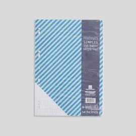 MONOPRIX MAISON 200 Feuilles Simples, A4, Petits Carreaux, 80Gr/M² l'unité