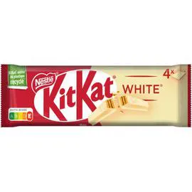 NESTLÉ, KITKAT Barres chocolatées blanc 166g