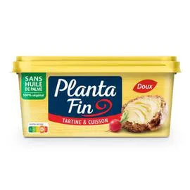 PLANTA FIN Margarine doux tartine et cuisson sans huile de palme 450g
