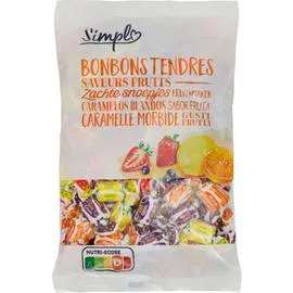 CARREFOUR SIMPL Bonbons tendres fruits 450g