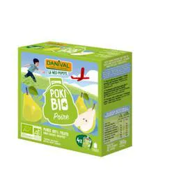 DANIVAL Poki Poires Bio 4x90g
