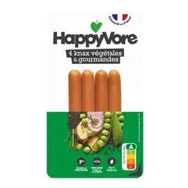HAPPYVORE Saucisse végétale knax 200g