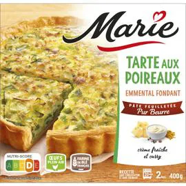 MARIE Tarte poireaux emmental pur beurre 400g