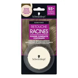 SCHWARZKOPF Retouche Racines Poudre Compacte Couvrante Blond Foncé l'unité