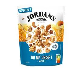 JORDANS Céréales oh my crisp noix 400g