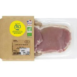 MONOPRIX BIO Pavé sans Os Filet Porc 225g