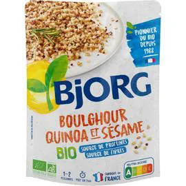 BJORG Plat cuisiné boulghour quinoa sésame bio 250g