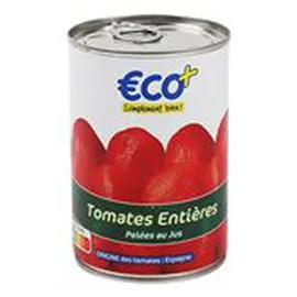 ECO+ Tomates entières pelées 240g