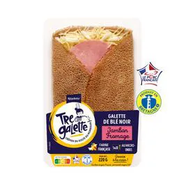 TRE GALETTE Galette garnie jambon fromage 220g