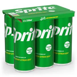 SPRITE Soda citron citron-vert 6X33cl