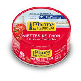 PHARE D'ECKMÜHL Miettes de Thon à la Tomate Bio 160g