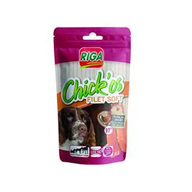 RIGA Chick'os - Filet soft - Friandises pour chiens - Poulet - 80g