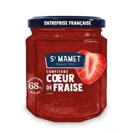 ST MAMET Confiture coeur de fraise 310g