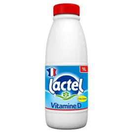 LACTEL Lait Entier UHT Vitamine D 1l