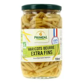 PRIMEAL Haricots Beurre Extra Fins Bio 660g